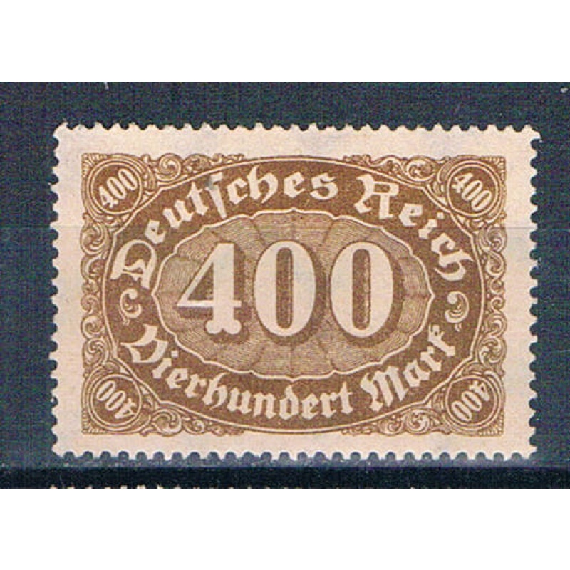 Germany 202 MLH Numeral 400 1922 (G0550)+