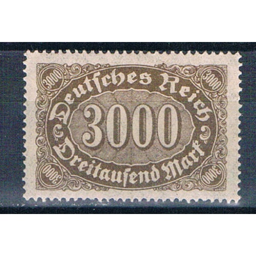 Germany 206 MLH Numeral 3000 1922 (G0553)+
