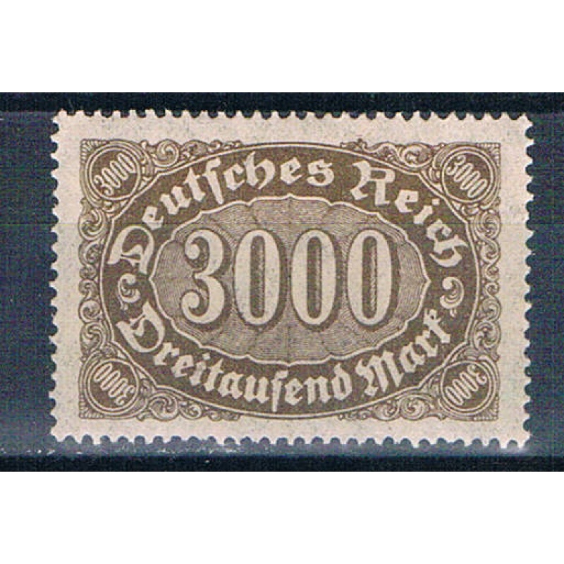 Germany 206 MLH Numeral 3000 1922 (G0553)+