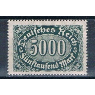 Germany 208 MLH Numeral 5000 1922 (G0552)+