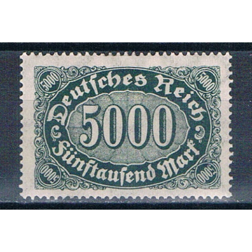 Germany 208 MLH Numeral 5000 1922 (G0552)+