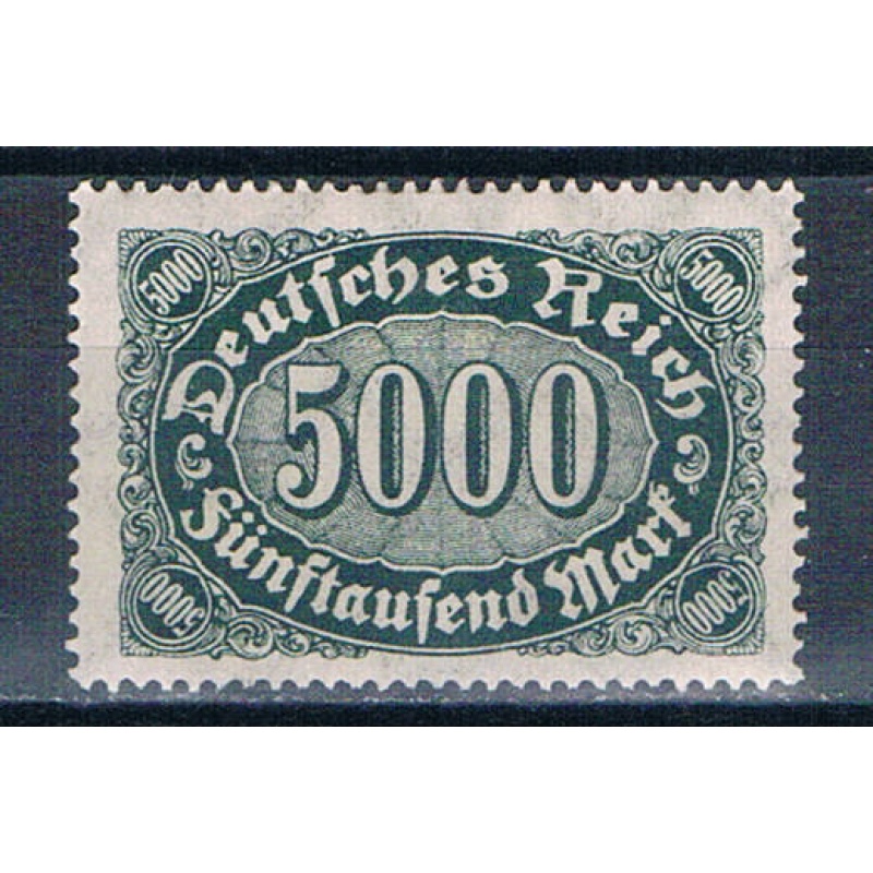 Germany 208 MLH Numeral 5000 1922 (G0552)+