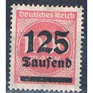 Germany 255 MLH 125 over 1000 1923 (G0602)+