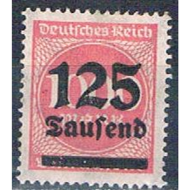 Germany 255 MLH 125 over 1000 1923 (G0602)+