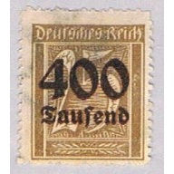 Germany 274 Used Heavily stained back 1923 CV 4.50 (BP49420)