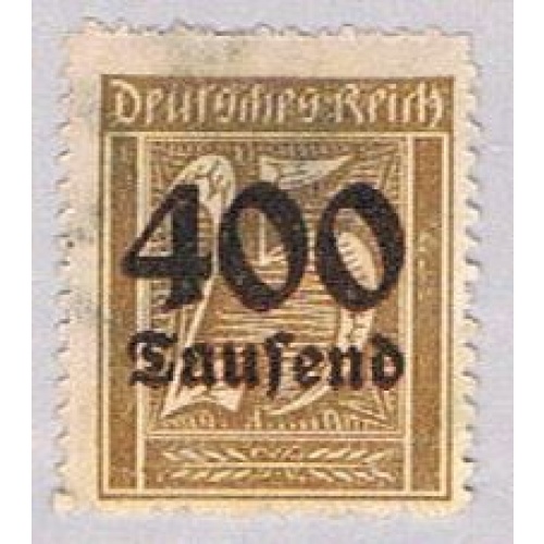 Germany 274 Used Heavily stained back 1923 CV 4.50 (BP49420)