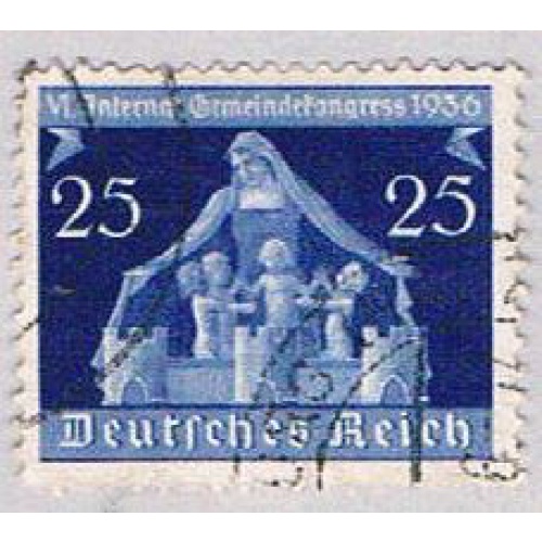 Germany 476 Used Symbolical  1936 CV 1.10 (BP53810)