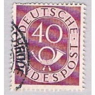 Germany 680 Used Numeral 40 1951 (BP49424)