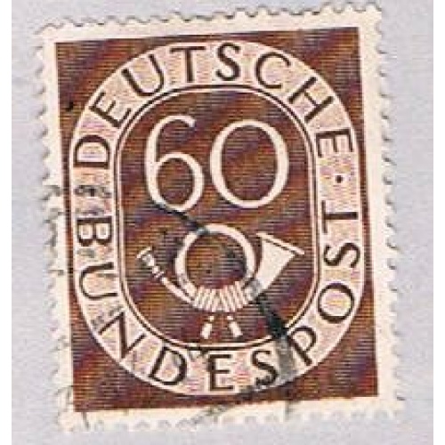 Germany 682 Used Numeral 60 1951 (BP49419)