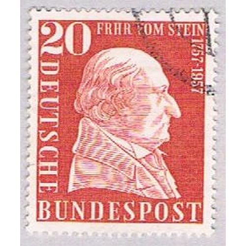 Germany 776 Used Baron vom Stein 1957 (BP49025)