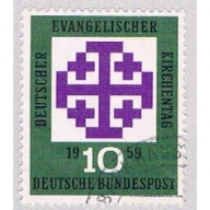 Germany 803 Used Synod emblem 1959 (BP49605)