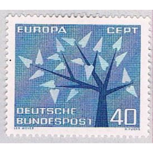 Germany 853 MLH Europa 1962 (BP49625)