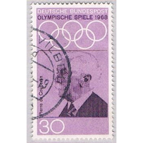 Germany 986 Used Coubertin 1968 (BP54606)