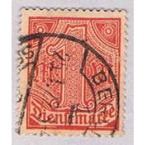 Germany O10 Used Numeral 2 1920 CV 2.00 (BP5087)