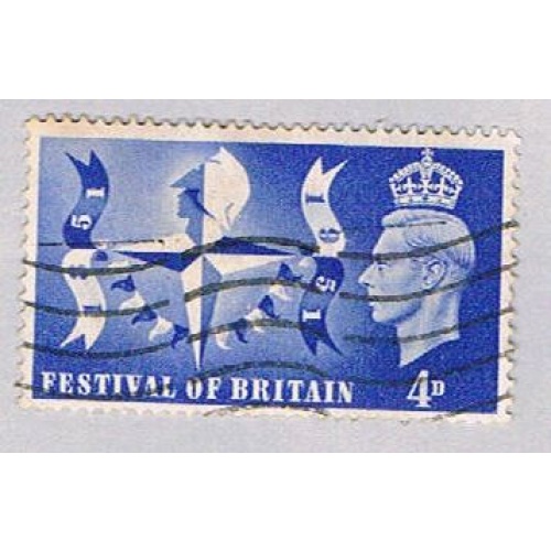Great Britain 291 Used Festival Symbol 1951 (BP53726)