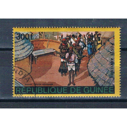 Guinea C100 Used People and dwellings 2 1968 CV 1.25 (MV0366)+