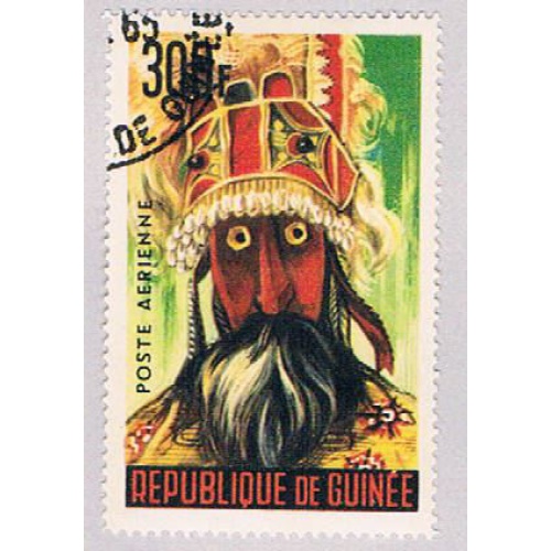 Guinea C68 Used Mask 1 1965 CV 2.75 (BP47515)