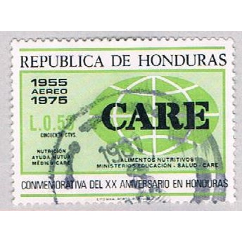 Honduras C587 Used Care 1976 (BP54014)