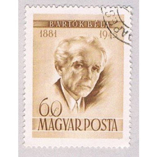 Hungary 1140 Used Bella Bartok 1955 (BP42513)