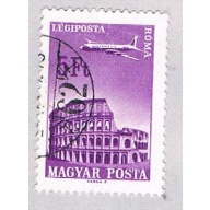 Hungary C272 Used Plane over Rome 1966 (BP43815)