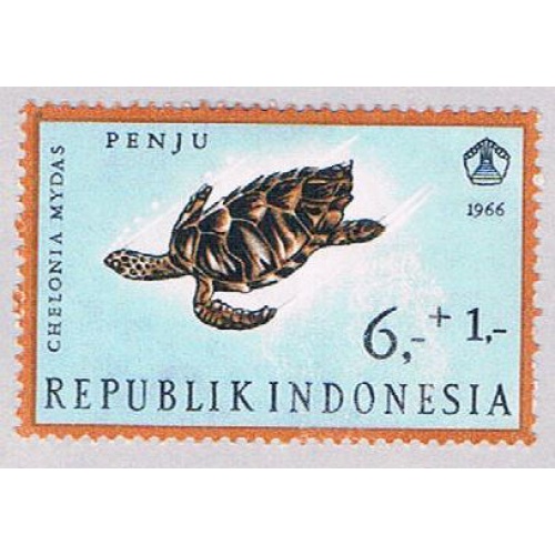 Indonesia 3206 MLH Turtle 1966 (BP50017)