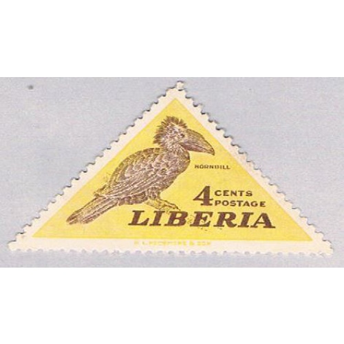 Liberia 343 MLH Bird Hornbill 1953 CV 1.60 (BP47217)