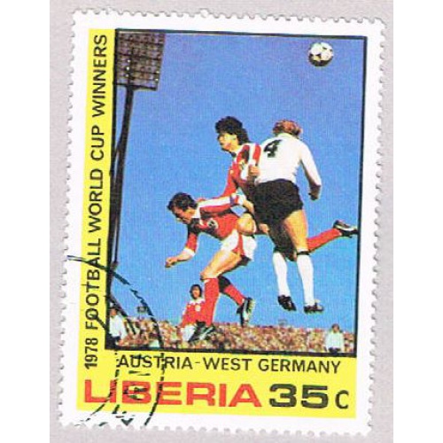 Liberia 824 Used Soccer 1978 (BP47502)