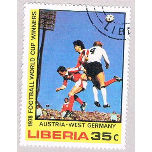 Liberia 824 Used Soccer 1978 (BP47503)