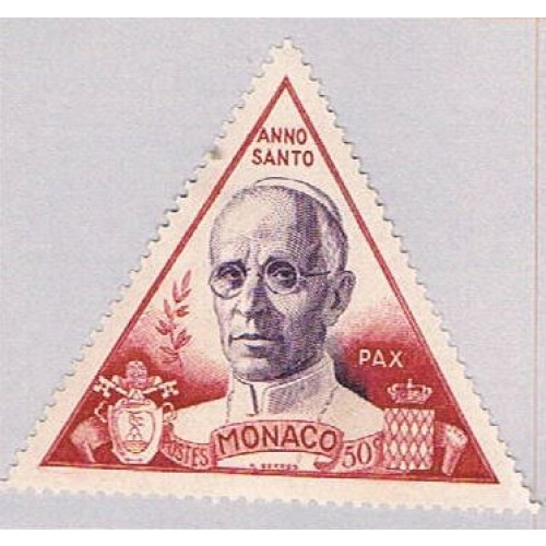 Monaco 263 MLH Pope Pius XII 1 1951 (BP50214)