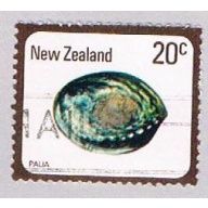 New Zealand 674 Used Paua Shell 1968 (BP52509)