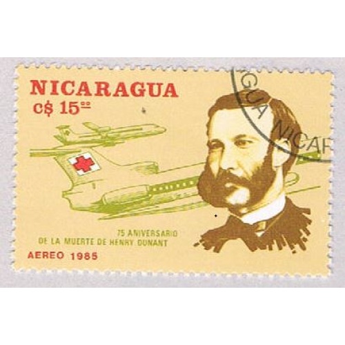 Nicaragua C1129 Used Henry Dunant 2 1985 (BP53301)