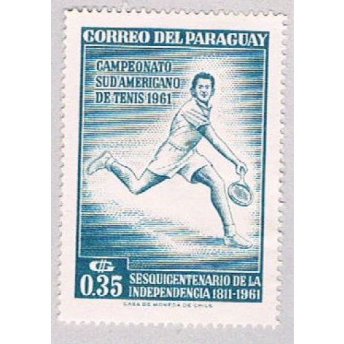 Paraguay 630 Unused Tennis Player 2 1962 (BP52214)