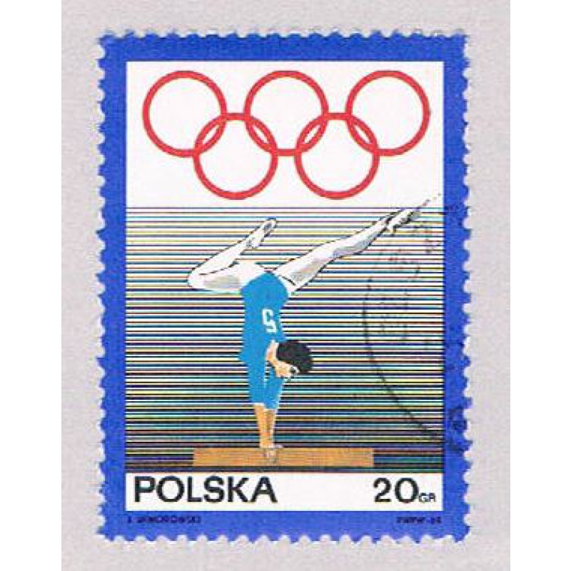 Poland 1647 Used Gymnast 1969 (BP41609)