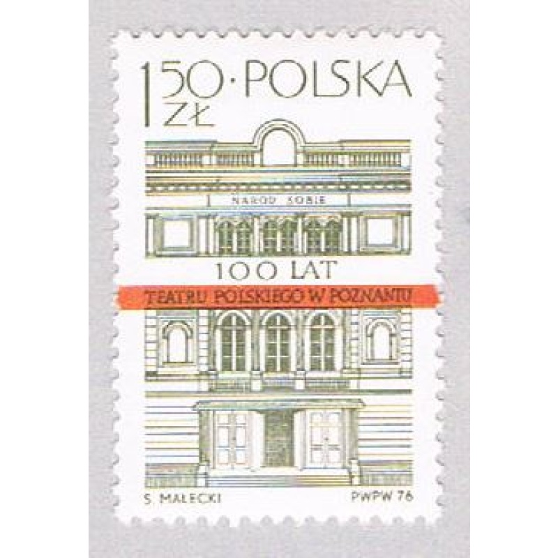 Poland 2173 MLH Pozanan Theater 1976 (BP41512)