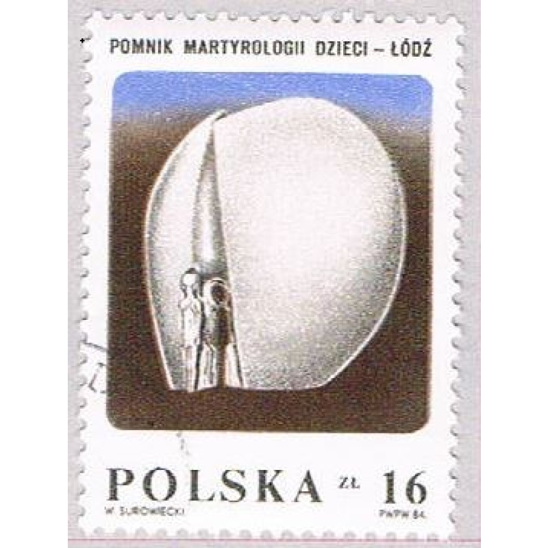 Poland 2638 Used Broken Heart Monument 1984 (BP44314)