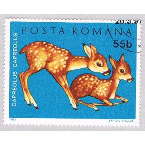 Romania 2317 Used Fawns 1972 (BP41005)