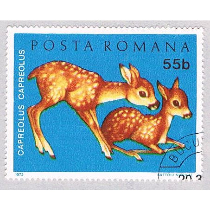Romania 2317 Used Fawns 1972 (BP41006)