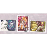 Russia 3578-80 Used set Vostok 1969 (R1139)