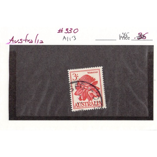 Australia 330 Used 1 1959 (SC0_007)