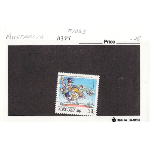 Australia 1063 Used   (SC0_015)