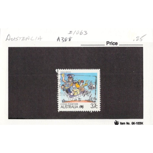 Australia 1063 Used 1  (SC0_016)