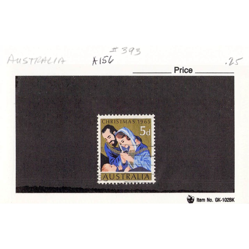 Australia 393 Used  1965 (SC0_090)