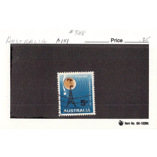 Australia 388 Used  1965 (SC0_094)