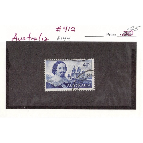 Australia 412 Used  1966 (SC0_098)