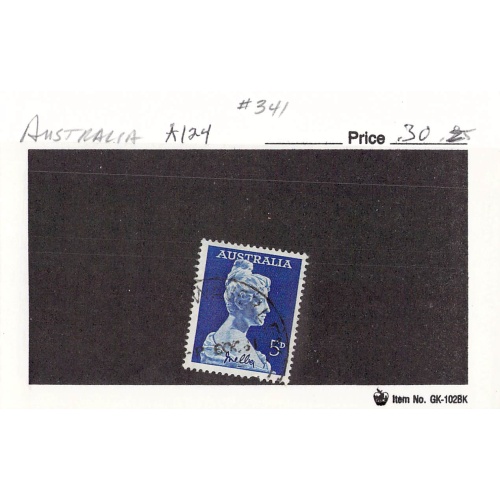 Australia 341 Used  1961 (SC0_099)