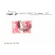 France 1803 Used pair 1982 (SC0_139)