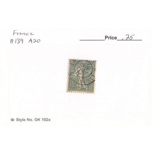 France 139 Used  1903 (SC0_166)