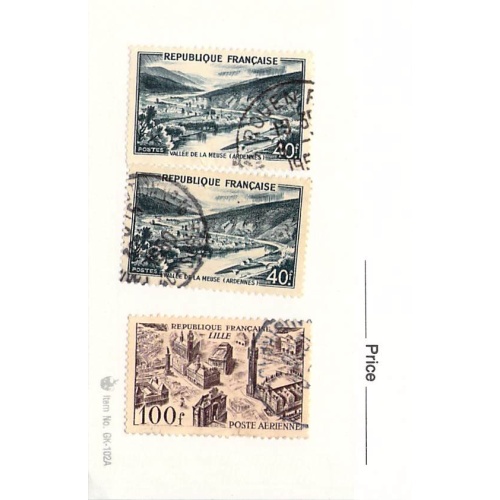 France 2 different of 3 total stamps included  (SC0_168)