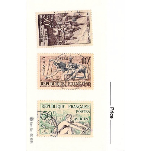 France 3 different of 3 total stamps included  (SC0_169)