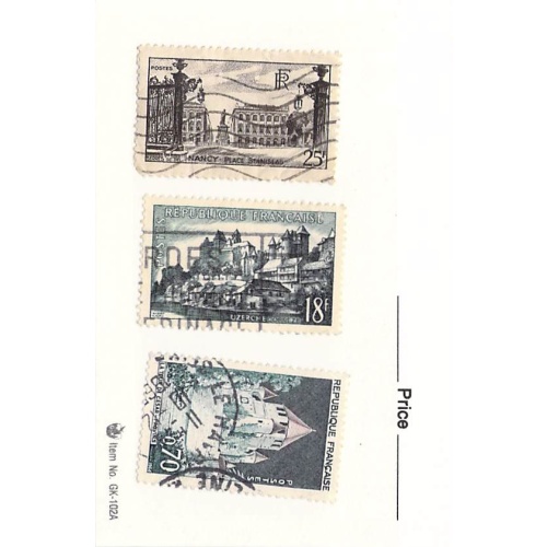 France 3 different of 3 total stamps included  (SC0_172)